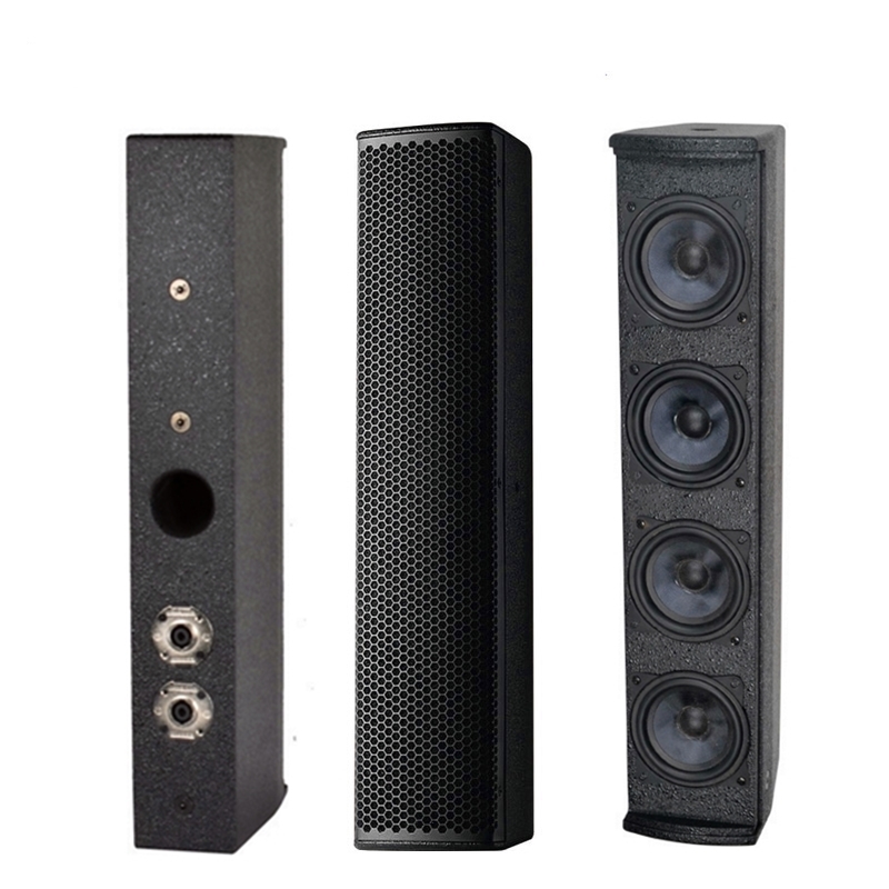 Lc Series Column Speaker - Hdf Build, W180 X H866 X D150 Mm, Matte Black Finish | High-power Mf Drivers, Clear Detail Output, Ideal For Pa Sound Reinforcement