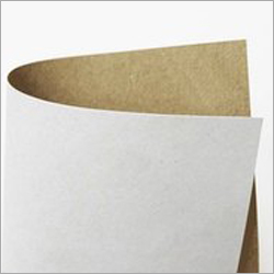 White Top Liner Paper - Wood Pulp Material, All Sizes | 50-300 Gsm, Smooth Texture, One Side White, One Side Brown, 3 Inch Core