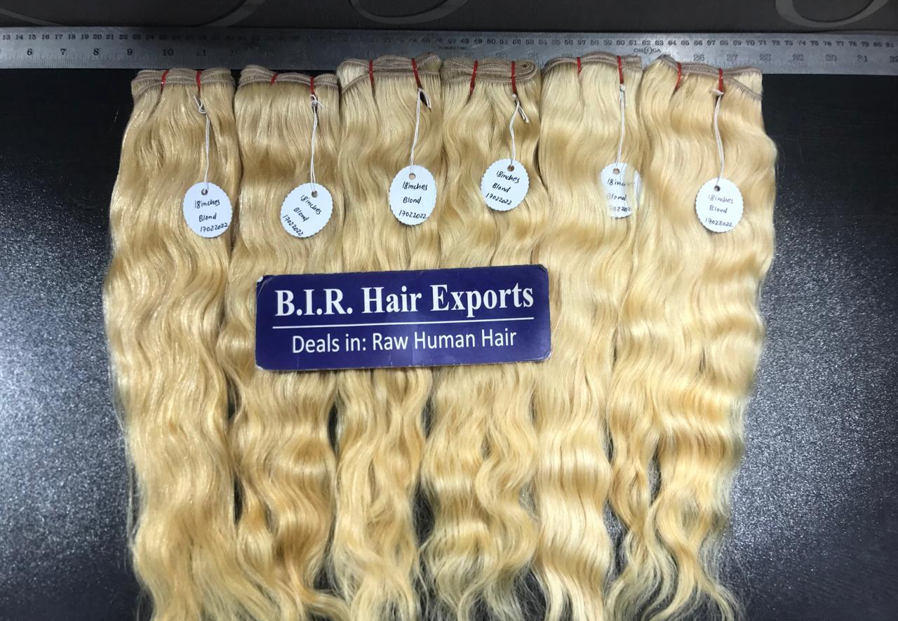 Bleached Blonde Bulk Human Hair Extensions