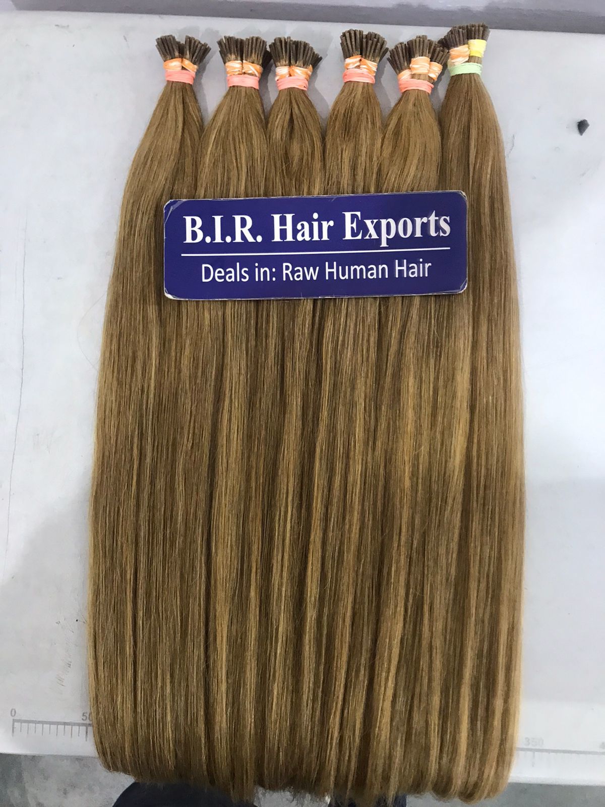 I-tip Raw Human Hair - Color: Natural