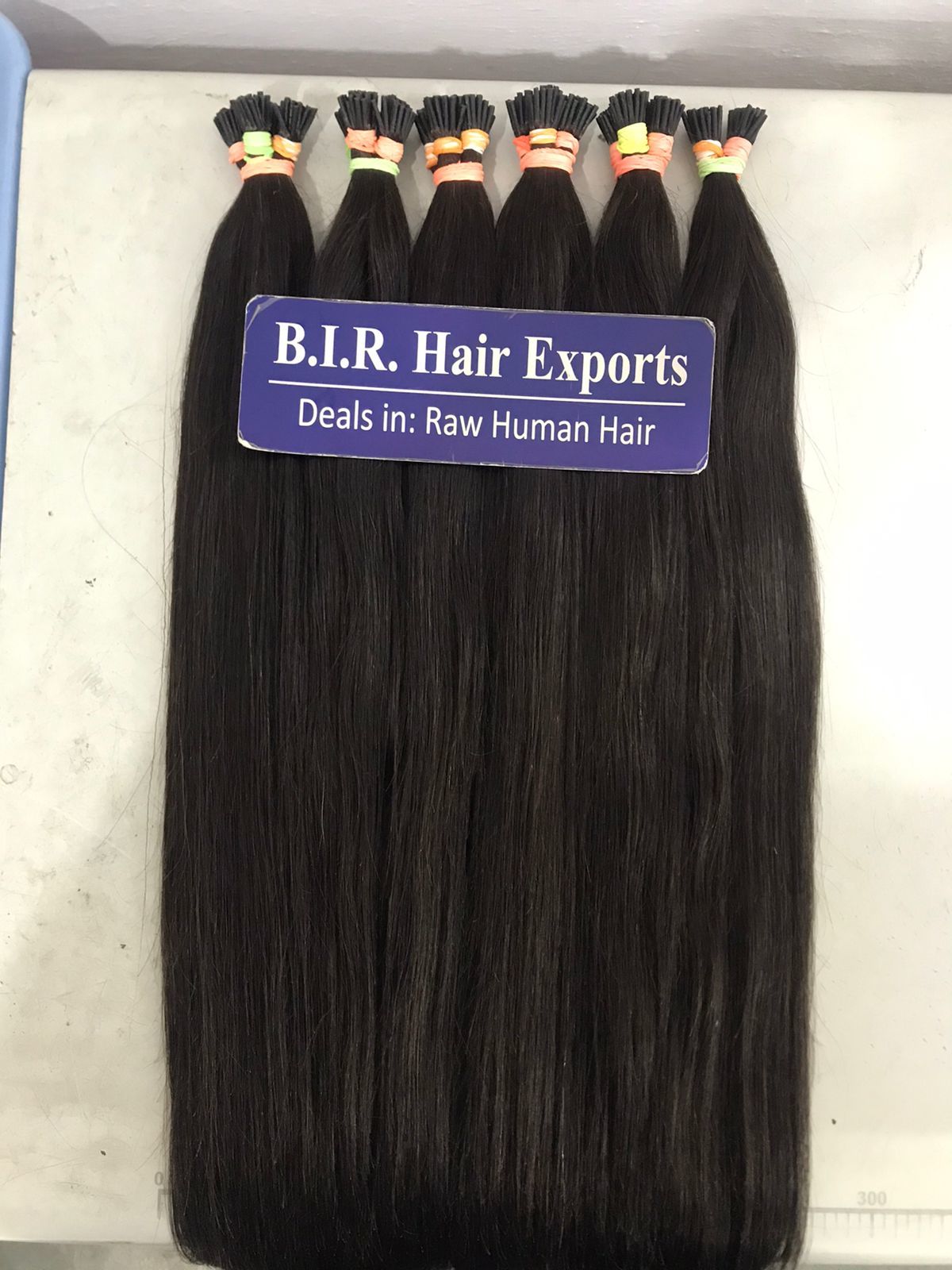 I-tip Raw Human Hair - Color: Natural