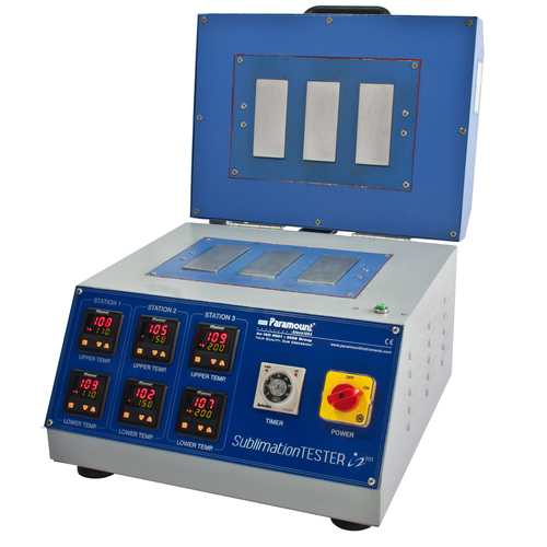 Sublimation Tester i10 - Hard Chromed Electrolyte Copper, 15.7x11.8x8.8 Inch | Digital Individual Temp. Controls, 0-230°C Range, 6 Heating Plates