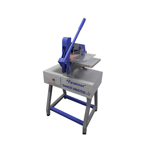 SwatchMASTER 300 i9 (Manual) - Stainless Steel , 29x23.7x51.2 Inch , Accurate Zigzag Cutter for Multiple Fabric Layers Up to 15mm Deep