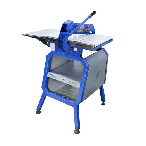 Swatchmaster 400 I9 (Manual) - Stainless Steel, 920x680x1050 Mm | Zigzag Cutter For Multi-layer Textiles Up To 400 Mm Wide With Pinking Edges