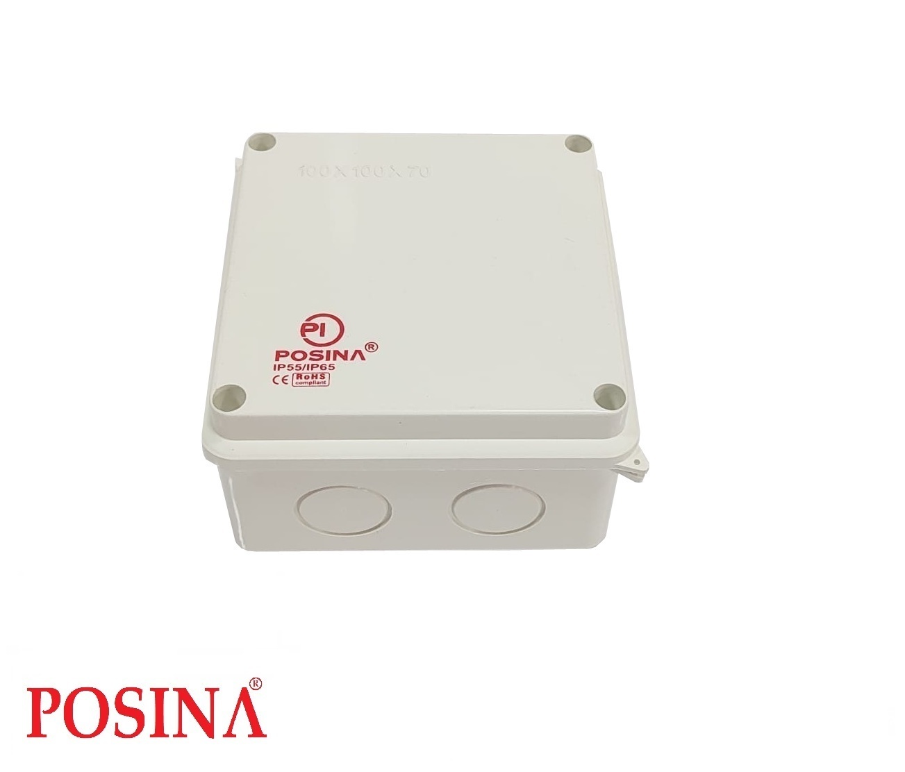 Abs Junction Box - Ip65 Weatherproof | Glossy Finish, Roma White, Durable Abs Material