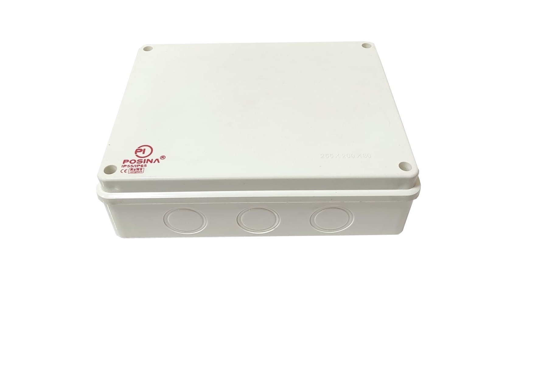 Abs Junction Box - Ip65 Weatherproof | Glossy Finish, Roma White, Durable Abs Material