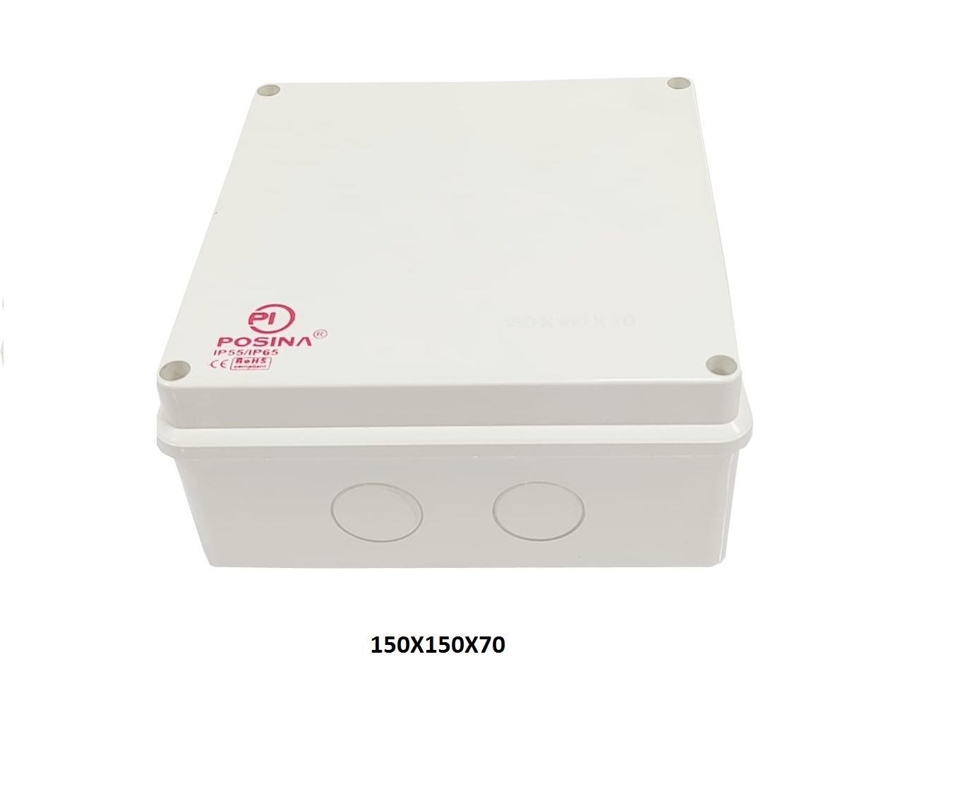 Abs Junction Box - Ip65 Weatherproof | Glossy Finish, Roma White, Durable Abs Material