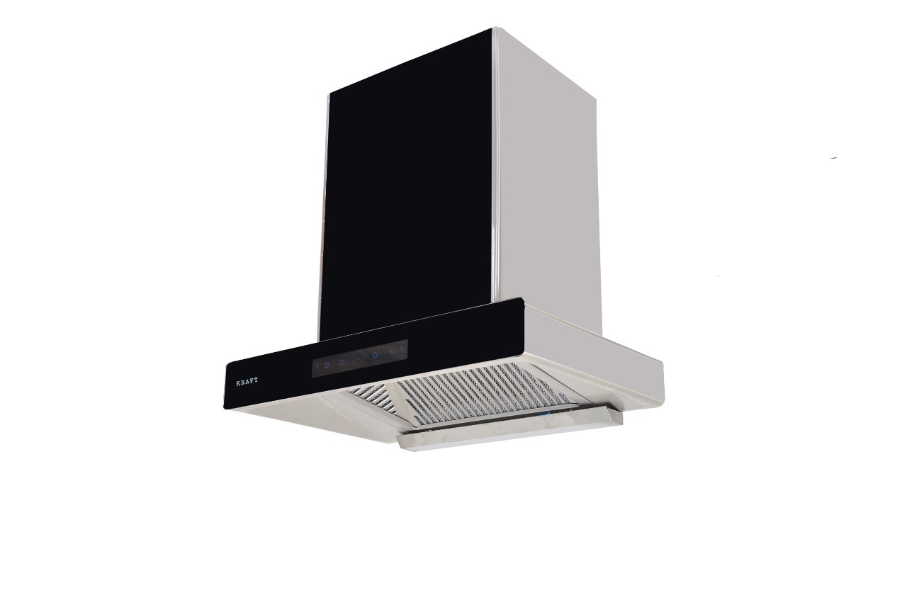 Kitchen Chimney - Stainless Steel, 2 Feet Size | 1900 M3/hr Suction Capacity, Wall Mounted, Auto Clean, Hand Motion Sensor, 54 Db Noise Level