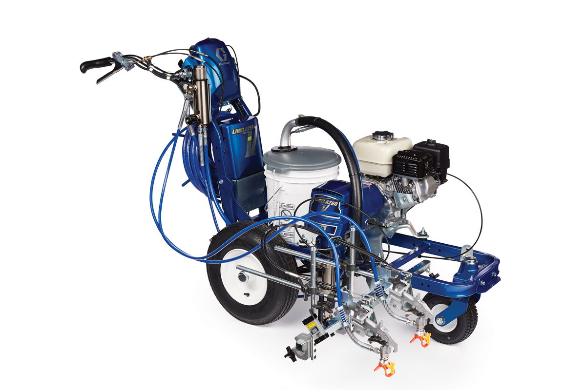 Blue Graco Linelazer V 3900 Road Marking Machine