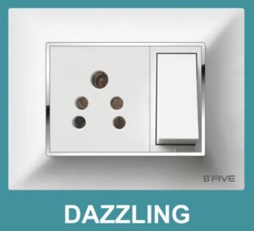 Switch Plate | Dazzling Plates - Color: White