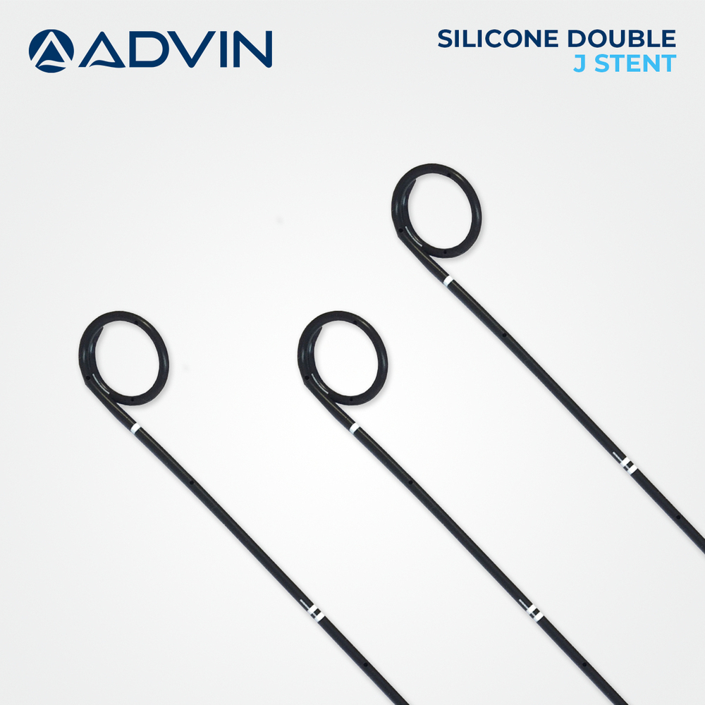 मैनुअल सिलिकॉन डबल जे स्टेंट