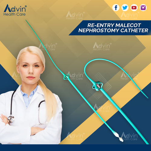 Manual Re-entry Malecot Nephrostomy Catheter