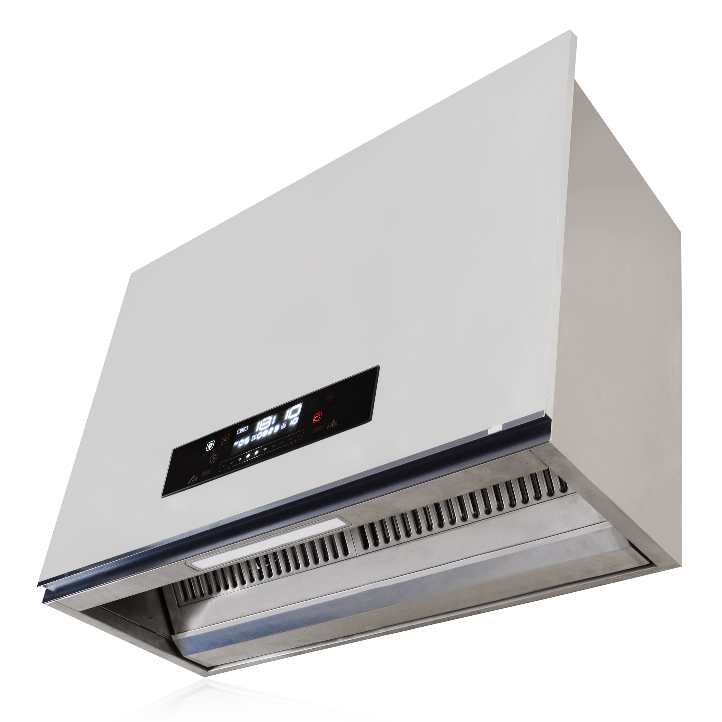 Kitchen Chimney - Stainless Steel, 3 Feet - 2200 M3/hr Suction Power, Vented Exhaust, Wall Mounted, 54 Db Noise Level, 2 Lights