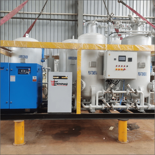 Oxygen Plant - High Purity 93% Psa Technology, Automatic Metal Design | 30 Kw Air Compressor, 100 Lpm Flow Rate, Iso Approved