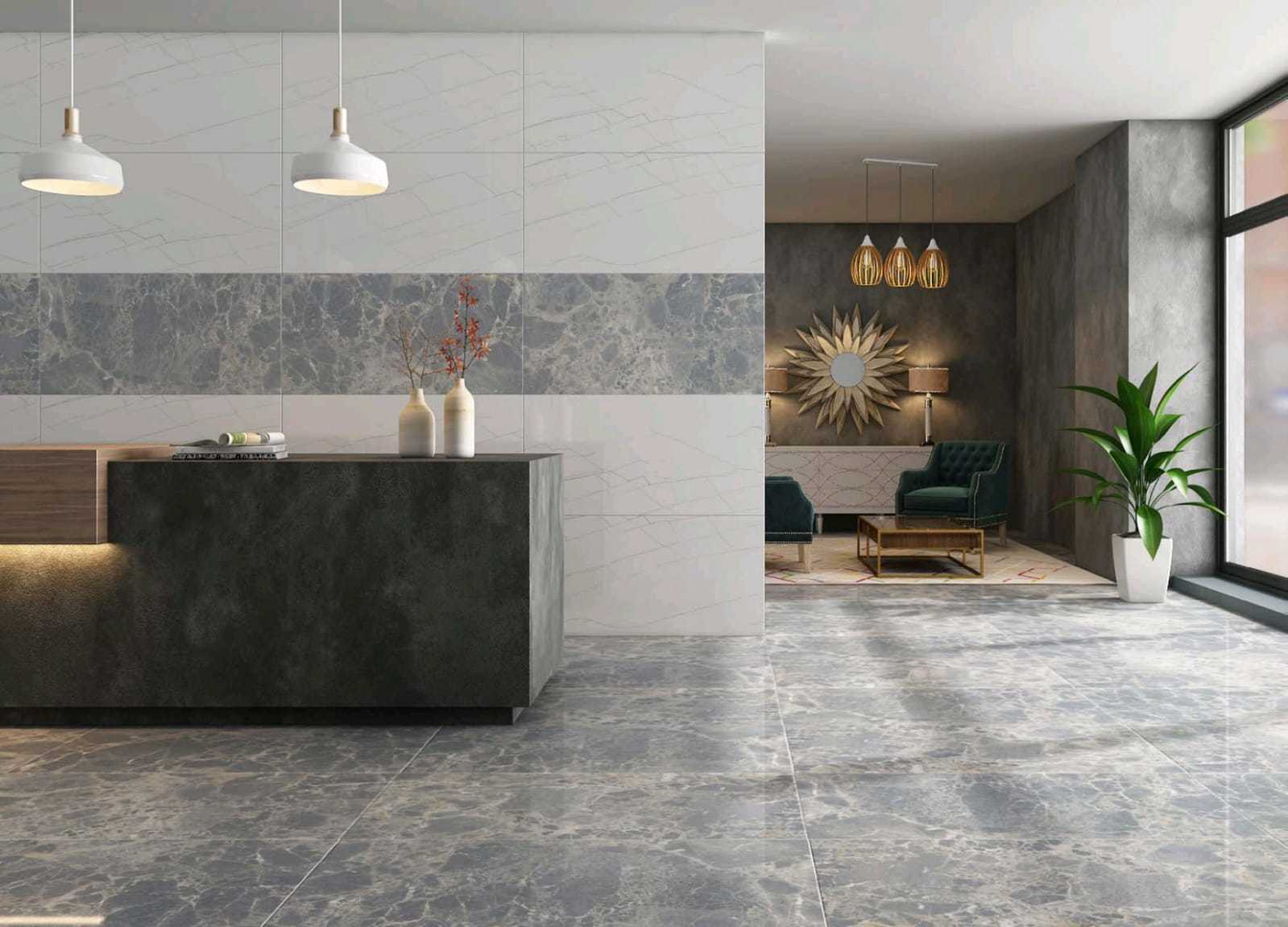 Glossy Series - Porcelain Tiles 600x600mm, 800x800mm, 600x1200mm, 800x1600mm, 1200x1200mm, 1200x2400mm, 800x2400mm | Multi Colour, Polished Finish, Acid-resistant, Antibacterial