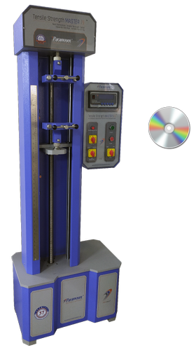 Paramount Tensile Strength Tester i10 - 500 kg Capacity, 26.3x15x73.6 Inch Dimensions, Advanced AccuTEST Software, Digital Display, Semi-Automatic Operation, Robust Mild Steel & Stainless Steel Build, Multi-Function Testing for Diverse Materials