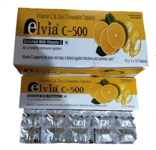 Vitamin C and Zinc Chewable Tablets