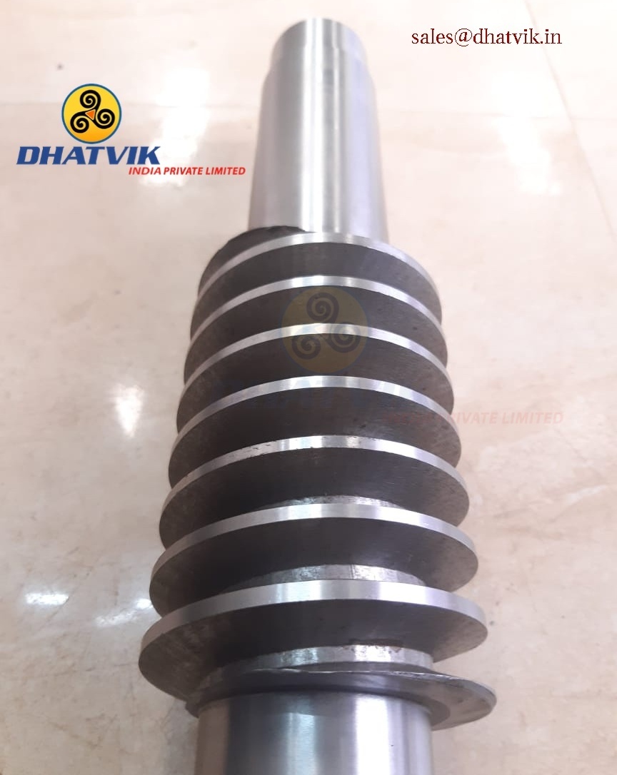 Worm Wheel And Worm Shaft - Color: Black