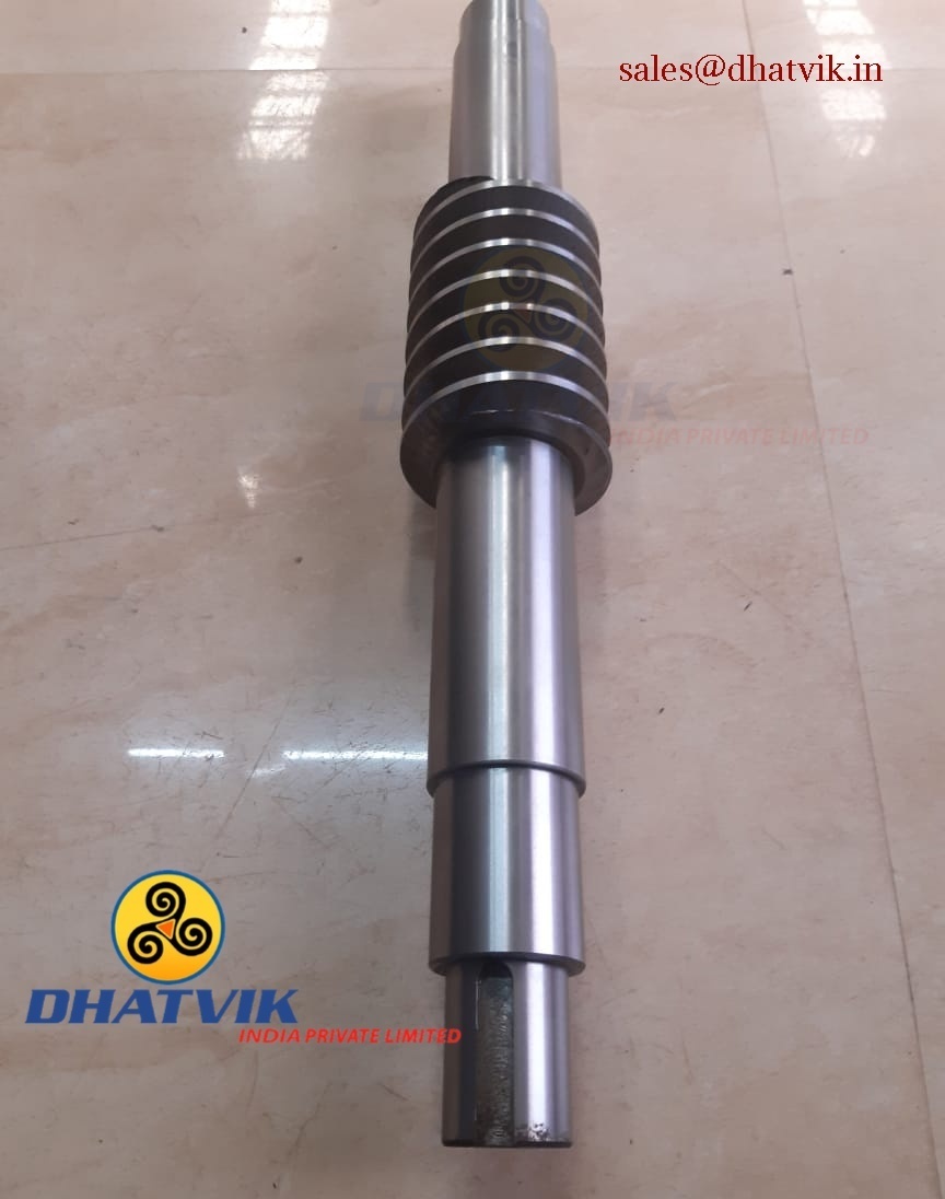 Worm Wheel And Worm Shaft - Color: Black