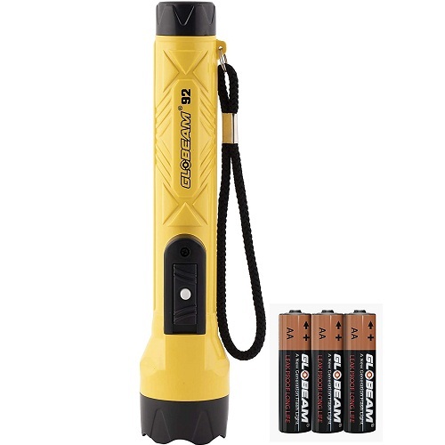 Globeam - 92 Led Smd Flash Torch Light - Strong Abs Plastic, 8 X 5 X 5 Cm, Ultra-bright 75 Lumens, 100+ Hour Battery Life, Shockproof Design