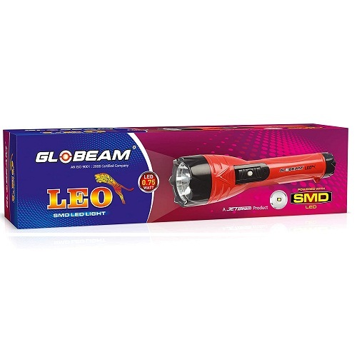 Globeam - Leo Led Light Torch Made In India Body Material: Strong Abs Plastic