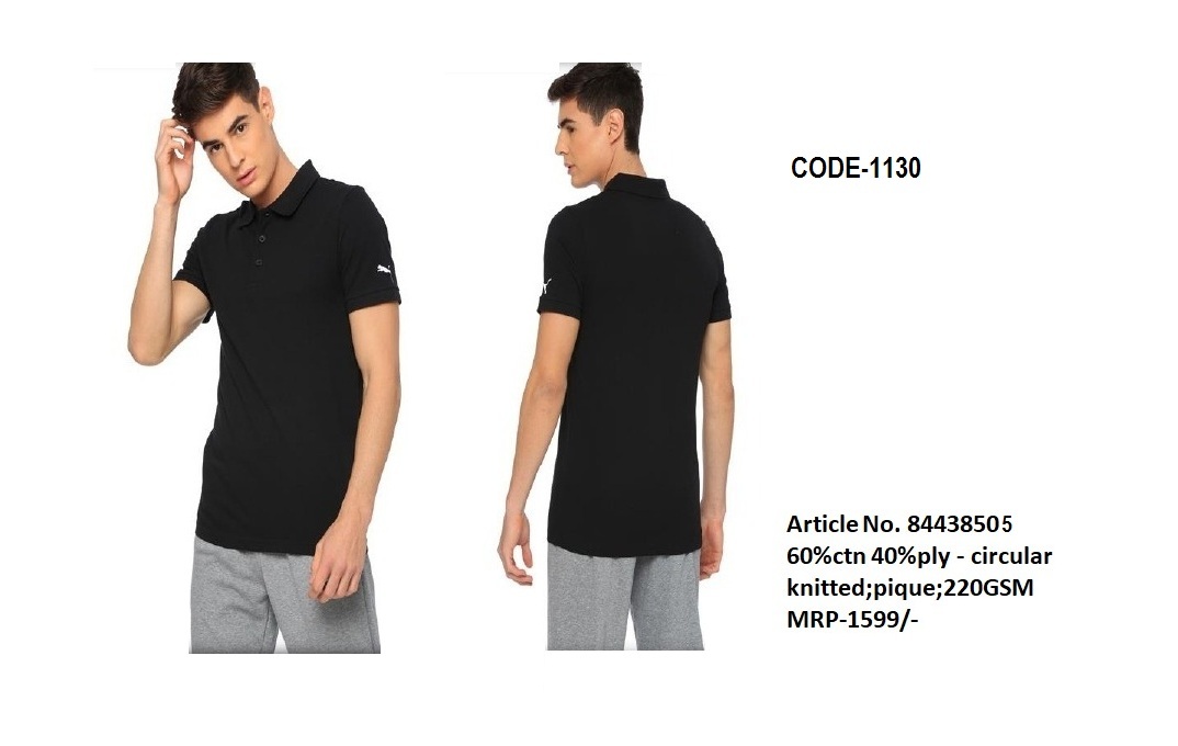 Cotton T-shirt - Customized Size, Male Fit - Plain Design With Short Sleeves