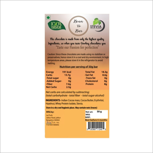 Pack Of 2 Hazelnut Dark Chocolate - Hazelnut Infused Dark Chocolate Pieces , Sweet Flavor, Ideal Storage In Dry Place