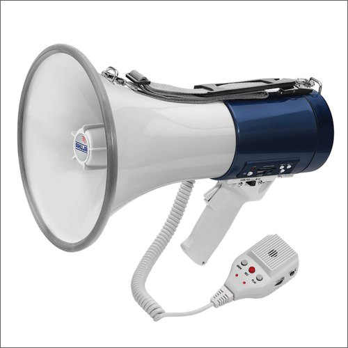 Ahuja AM 24 DP Megaphone - Metal Build, Loud Announcement Capability | Durable Design for Effective Communication