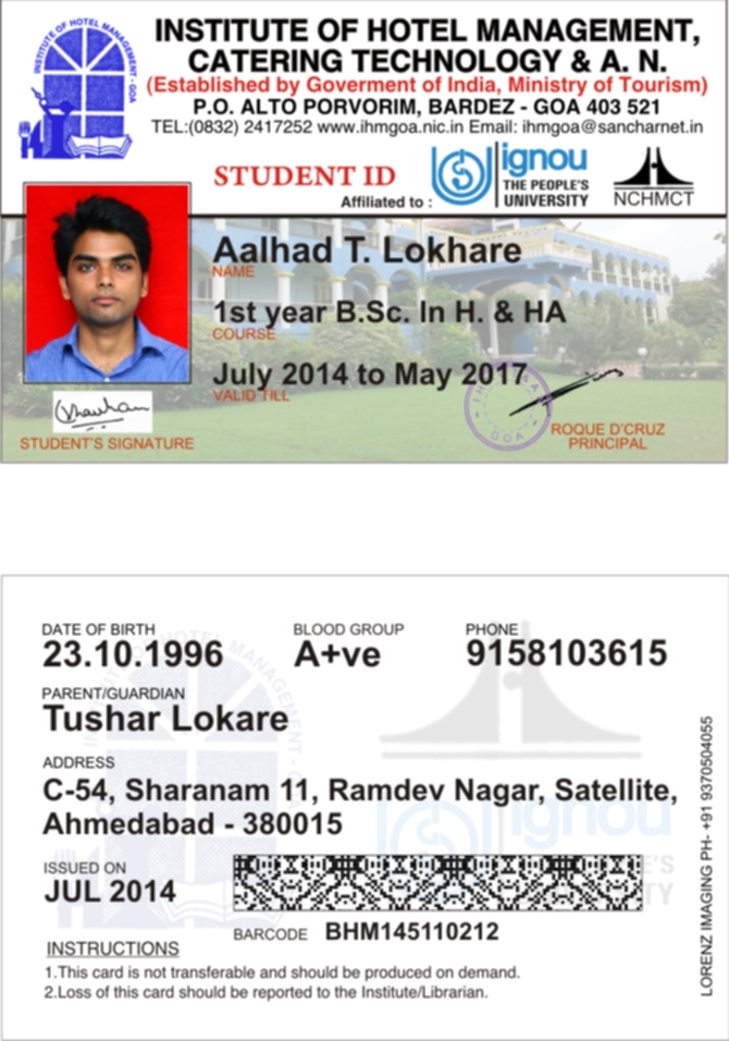 School Package Cards - Color: Multi Color
