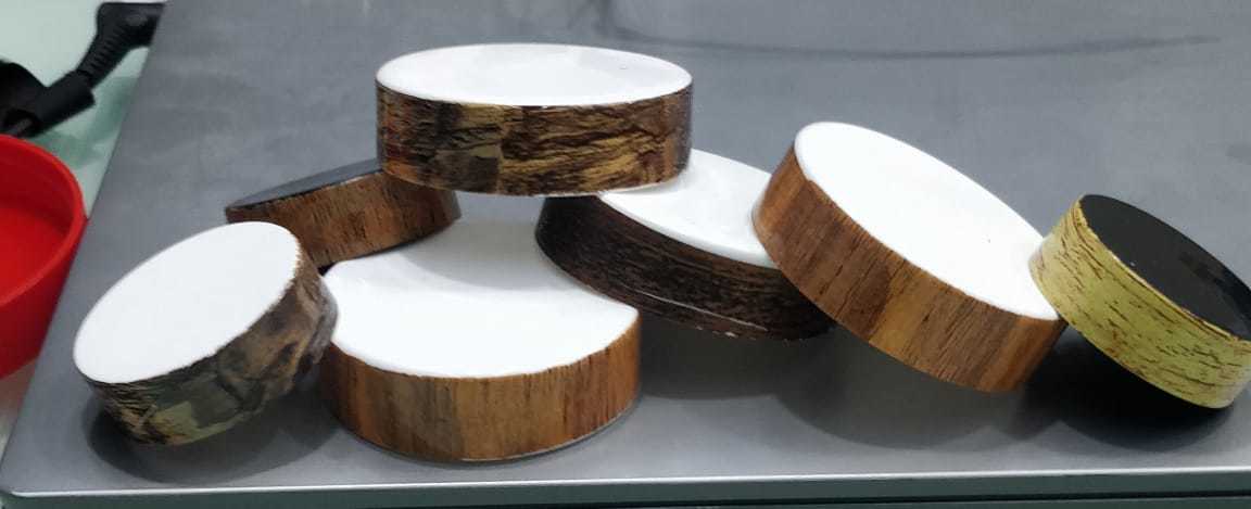 38mm Wooden Finish Caps