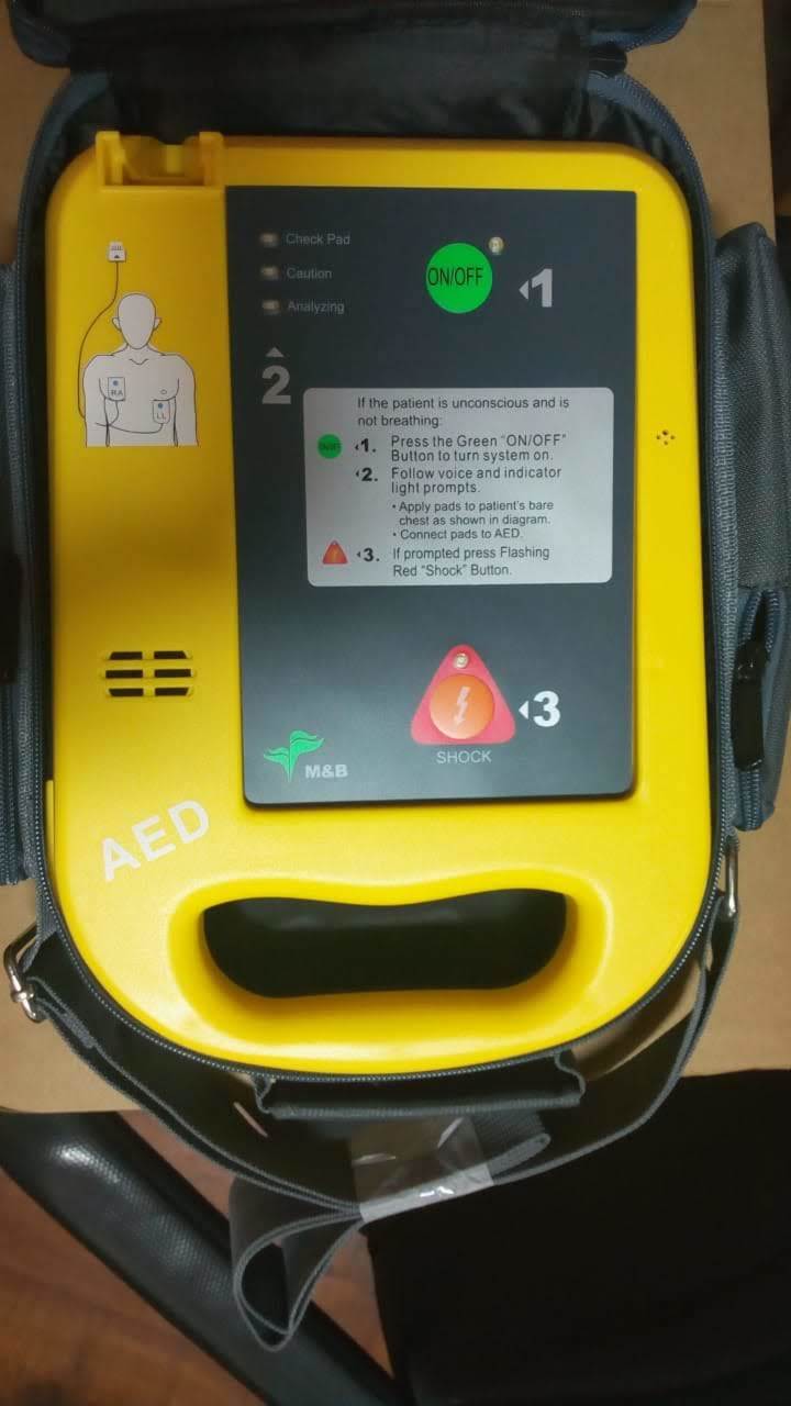 Aed 7000 - 370x280x350 Mm, Yellow | Portable, Lightweight 4 Kg, Easy Two-button Operation, Automatic Ecg Analysis, Enhanced Defibrillation Success Rates