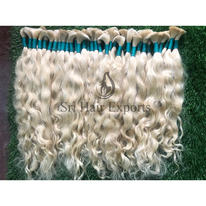 White Color Single Drawn Blonde Hair