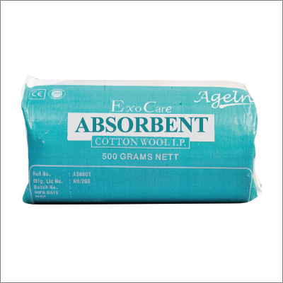Absorbent Cotton Roll - Cotton, 500 gm, White | Ideal for Hospitals, Nursing Homes, Dispensaries, Non-Sterile, High Fluid Absorbency