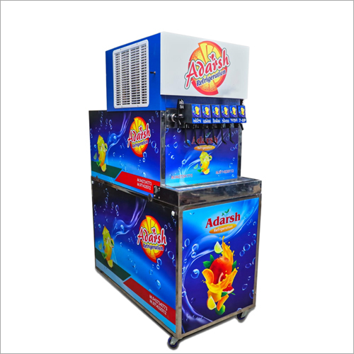 Semi-automatic 6 Nozzle Soda Machine