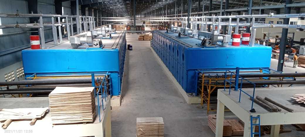 Veneer Dryer - Color: Blue