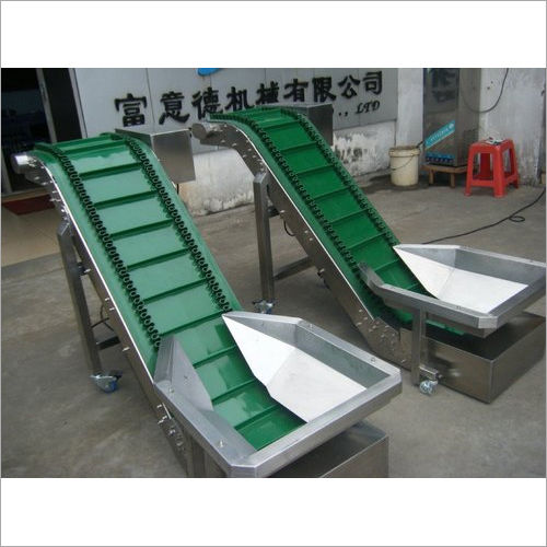 Sidewall Pvc Conveyor Belt - Color: Green