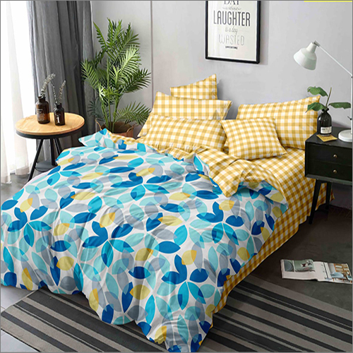 वॉशेबल फ्लोरल प्रिंटेड फैंसी बेडिंग सेट