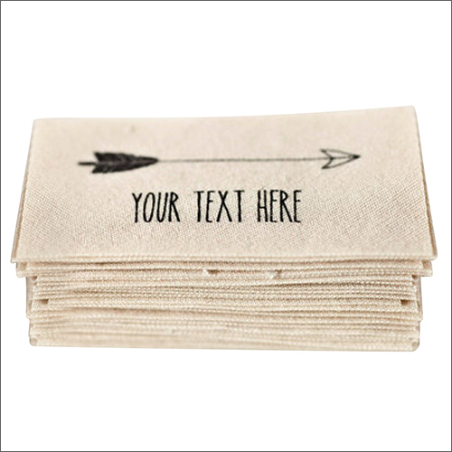 Cotton Printed Labels - Other Material, Multiple Colors | Designed for Garment Labeling and Customization