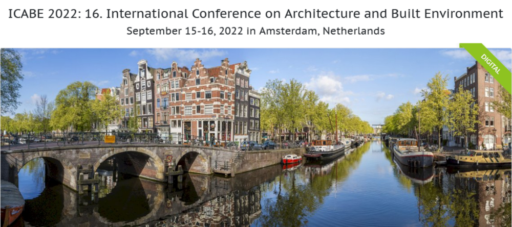 International Conference on Architecture and Built Environment