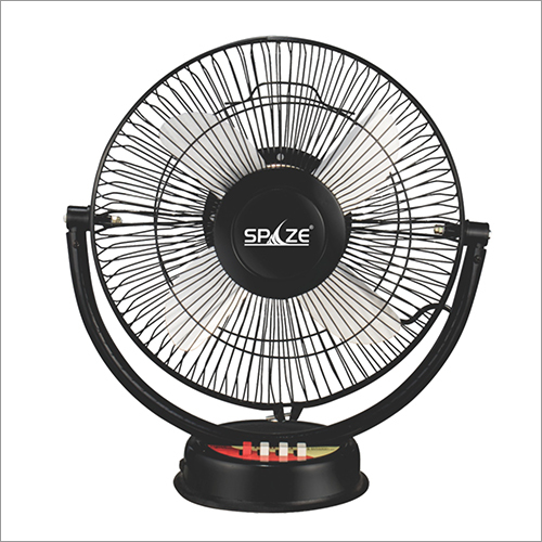 Abs 12 Inch Ap Black Mini Table Fan