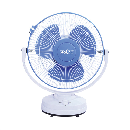 Abs 12 Inch White And Blue Table Fan