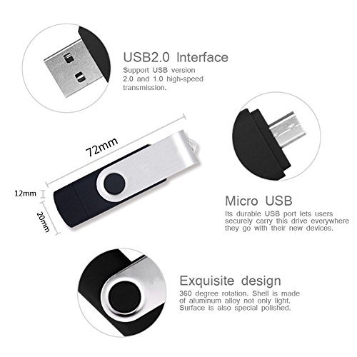 Swivel Otg Pendrive Cache Capacity: 8gb/16gb/32gb/64gb Gigabyte (Gb)