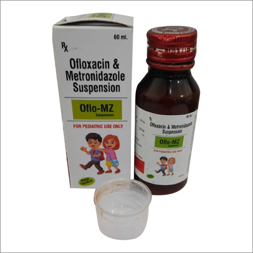 Ofloxacin And Metronidazole Suspension - Liquid Formulation , Recommended For Human Use, Storage in Dry Place