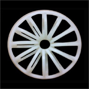 PP Tellerette Packing - Polypropylene Material, 1" to 2" Sizes, Natural White Color | High Open Area Design, Chemical and Abrasion Resistant, Minimal Fouling