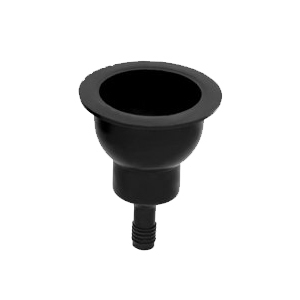 Black Pp Round Cup Sinks