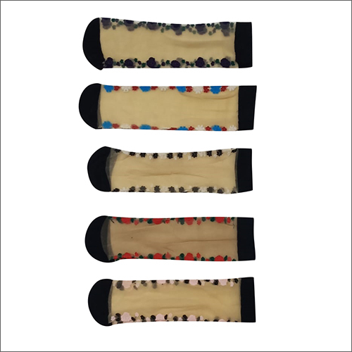 Ladies Cotton Floral Printed Socks - All Season, Washable | Comfortable Fit for All Sizes