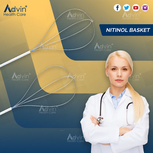 Manual Nitinol Stone Retrieval Basket