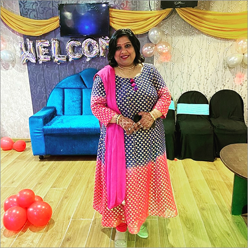 मल्टीकलर लेडीज़ फैंसी चूड़ीदार सूट