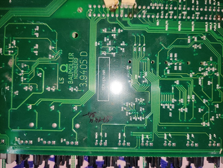 Baumuller 3.9405 D Pcb Card