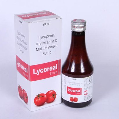Lycopene With MultiVitamins & Multiminerals Syrup - 200ml Liquid Bottle | High Purity, Longer Shelf Life, Antioxidant Activity for Health Benefits